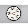 Plafoniera Trio ORBIT metal, nichel, negru, LED, 40W, 2300-3000-4000K, 4700Lm - 644410607