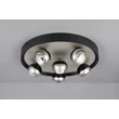 Plafoniera Trio ORBIT metal, nichel, negru, LED, 40W, 2300-3000-4000K, 4700Lm - 644410607
