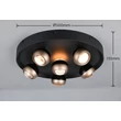 Plafoniera Trio ORBIT metal, negru, maro, LED, 40W, 2300-3000-4000K, 4700Lm - 644410632