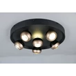 Plafoniera Trio ORBIT metal, negru, maro, LED, 40W, 2300-3000-4000K, 4700Lm - 644410632