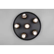 Plafoniera Trio ORBIT metal, negru, maro, LED, 40W, 2300-3000-4000K, 4700Lm - 644410632