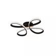 Plafoniera Trio FLY metal, plastic, negru, alb, LED, 3000K, 22W, 2600lm - 645610132