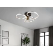 Plafoniera Trio CARUSO, metal, negru, gri, LED, 43W, 4980lm, 2300K+3000K+4000K - Trio-648110605