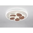 Plafoniera Trio MANDALA, metal, gri, LED, 35W, 4200lm, 2700K-6500K - Trio-653210676