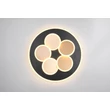 Plafoniera Trio MANDALA, metal, negru, auriu, LED, 35W, 4200lm, 2700K-6500K - Trio-653210680