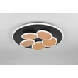 Plafoniera Trio MANDALA, metal, negru, auriu, LED, 35W, 4200lm, 2700K-6500K - Trio-653210680