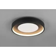 Plafoniera Trio SOLEA metal, plastic, negru, maro, alb, LED, 36W, 3000K, 4700Lm - 656610132