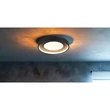 Plafoniera Trio SOLEA metal, plastic, negru, maro, alb, LED, 36W, 3000K, 4700Lm - 656610132