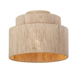 Plaoniera Trio SMILLA metal, iuta, bej, natural, E27 - Trio-666800136