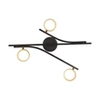 Plafoniera Trio CODA metal, negru, GX53 - 669000380