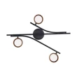 Plafoniera Trio CODA metal, negru, GX53 - 669000380