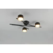 Plafoniera Trio CODA metal, negru, GX53 - 669000380