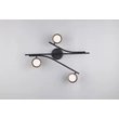 Plafoniera Trio CODA metal, negru, GX53 - 669000380