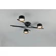 Plafoniera Trio CODA metal, negru, GX53 - 669000380