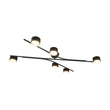 Plafoniera Trio CODA metal, negru, GX53 - 669000680