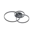 Plafoniera Trio WINONA metal, negru, RGB-LED, 2700K-6500K, 28W, 3200lm, RGB, 1x10W - 670810632