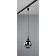 Pendul Trio DUOLINE plastic, sticla, negru, fumuriu, E14 - Trio-73700132