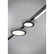 Sursa de lumina pentru sina 2 faze Trio DUOLINE plastic, negru, alb, LED, 3000K, 6W, 850lm - 77020132