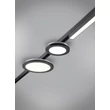 Sursa de lumina pentru sina 2 faze Trio DUOLINE plastic, negru, alb, LED, 3000K, 6W, 850lm - 77020132