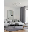 Spot Trio AROSA metal, textil, crom, gri, E14 - Trio-812100306