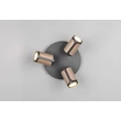 Spot Trio GILLAN metal, cafenea, GU10 - Trio-814530365