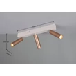 Plafoniera Trio AMBALA metal, maro, LED, 16.5W, 2300-3000-4000K, 1500Lm - 849210365