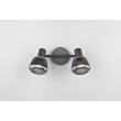 Spot Trio TARIFA, metal, sticla, negru, crom, E14 - Trio-862800232