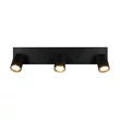 Plafoniera Trio SOKA metal, negru, GU10 - 867700332