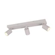 Plafoniera Trio SOKA metal, gri, GU10 - 867700376