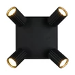 Plafoniera Trio SOKA metal, negru, GU10 - 867730432