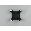 Plafoniera Trio SOKA metal, negru, GU10 - 867730432