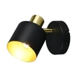 Aplica de perete Trio EVA metal, negru, auriu, E14 - 868870180