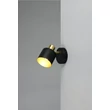 Aplica de perete Trio EVA metal, negru, auriu, E14 - 868870180