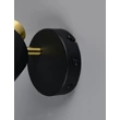 Aplica de perete Trio EVA metal, negru, auriu, E14 - 868870180