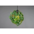 Pendul Trio LEAVY, metal, plastic, negru, verde, E27 - Trio-R10461915