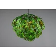 Pendul Trio LEAVY, metal, plastic, negru, verde, E14 - Trio-R10464015