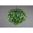 Pendul Trio LEAVY, metal, plastic, negru, verde, E14 - Trio-R10464015