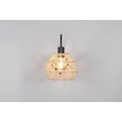 Aplica de perete Trio HIVE metal, natural, negru, E27 - Trio-R21681736