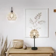 Aplica de perete Trio HIVE metal, natural, negru, E27 - Trio-R21681736