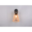 Aplica de perete Trio ALICE metal, lemn, negru, natural, E27 - Trio-R21861736