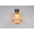 Aplica de perete Trio ALICE metal, lemn, negru, natural, E27 - Trio-R21861736