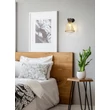Aplica de perete Trio ALICE metal, lemn, negru, natural, E27 - Trio-R21861736