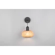Aplica de perete Trio LEONIE metal, bambus, negru, natural, E27 - Trio-R21871736