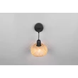 Aplica de perete Trio LEONIE metal, bambus, negru, natural, E27 - Trio-R21871736