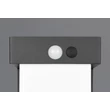 Aplica de perete exterior Trio COLOMBO metal, plastic, negru, alb, LED, 5.5W, 650lm, 4000K, IP44 - Trio-R23286132