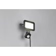 Reflector Trio FUNCHAL metal, sticla, negru, transparent, LED, 20W, 1800lm, 4000K, IP65 - Trio-R23349132