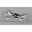 Plafoniera Trio POLLOCK metal, plastic, negru, alb, LED, 22W, 3000K, 2500Lm - R23691132