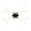 Plafoniera Trio POLLOCK metal, plastic, negru, alb, LED, 22W, 3000K, 2500Lm - R23691132