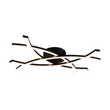 Plafoniera Trio POLLOCK metal, plastic, negru, alb, LED, 22W, 3000K, 2500Lm - R23691132