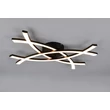 Plafoniera Trio POLLOCK metal, plastic, negru, alb, LED, 22W, 3000K, 2500Lm - R23691132